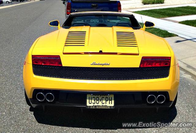 Lamborghini Gallardo spotted in Stone Harbor, New Jersey