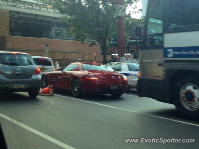 Mercedes SLS AMG spotted in New York, New York