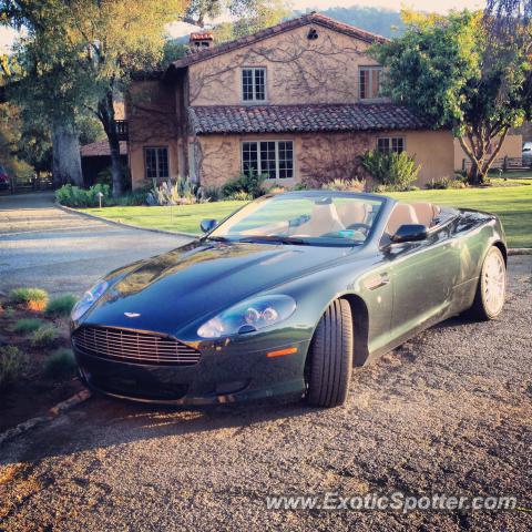 Aston Martin DB9 spotted in Carmel, United States