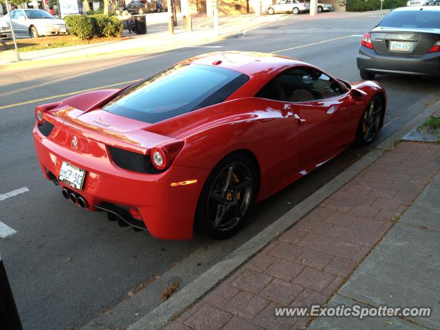 Ferrari 458 Italia spotted in Burlington, Canada