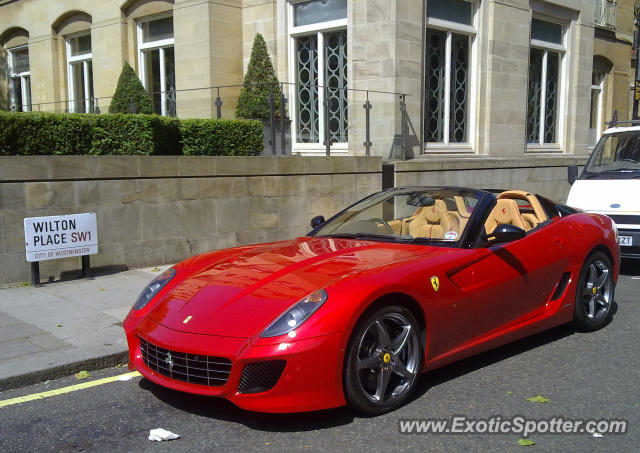 Ferrari 599GTO spotted in London, United Kingdom