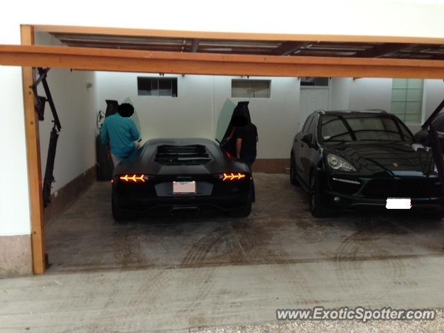 Lamborghini Aventador spotted in Lima, Peru