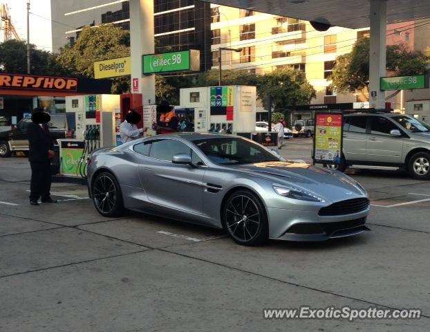 Aston Martin Vanquish spotted in Lima, Peru