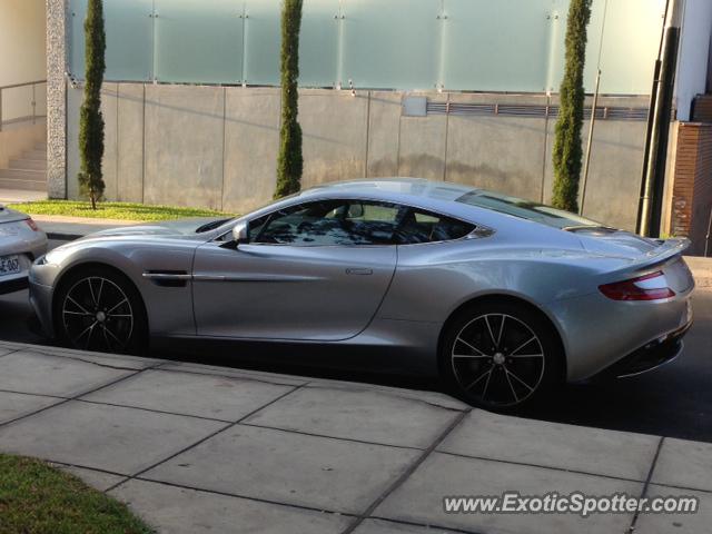Aston Martin Vanquish spotted in Lima, Peru
