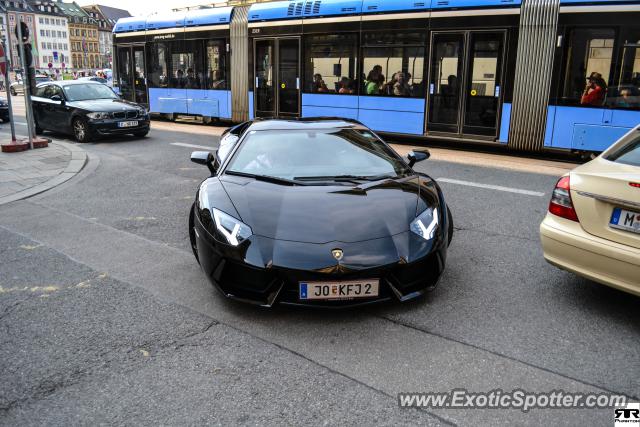 Lamborghini Aventador spotted in Munich, Germany