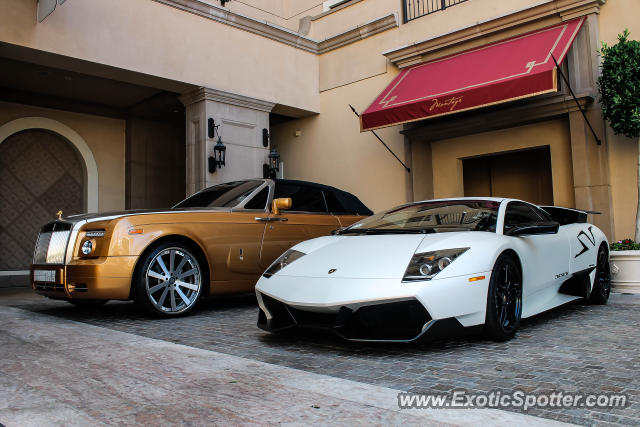 Lamborghini Murcielago spotted in Beverly Hills, California