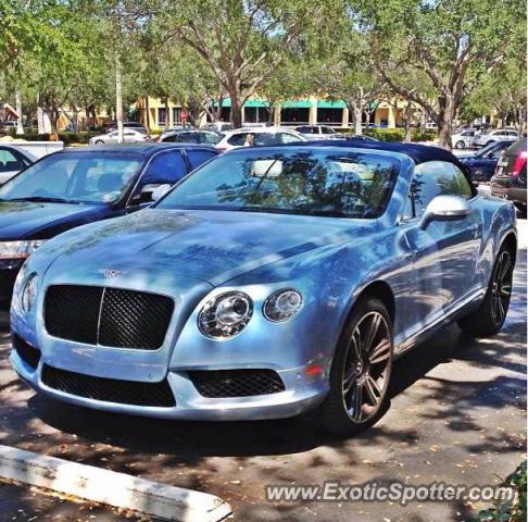 Bentley Continental spotted in Coral Springs, Florida