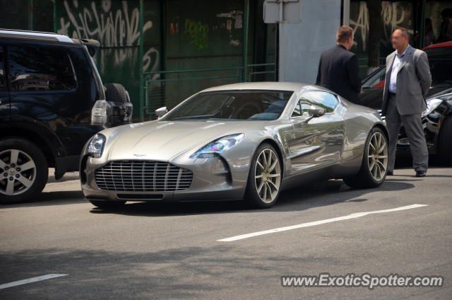 Aston Martin One-77 spotted in Kiev, Ukraine