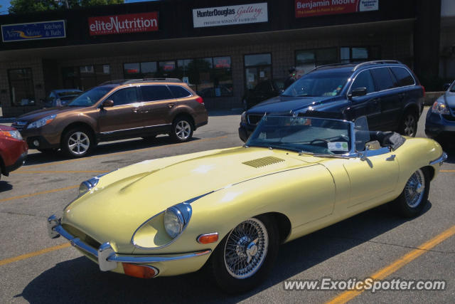 Jaguar E-Type spotted in Glendale, Wisconsin