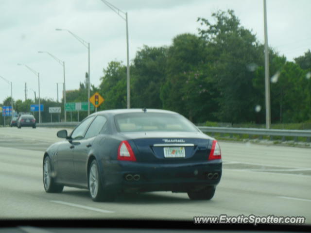 Maserati Quattroporte spotted in I-75 Highway, Florida