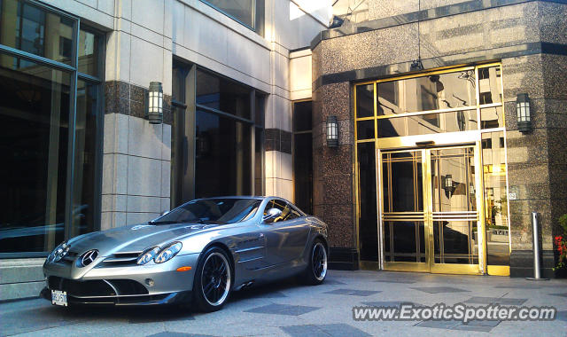 Mercedes SLR spotted in Toronto, Ontario, Canada