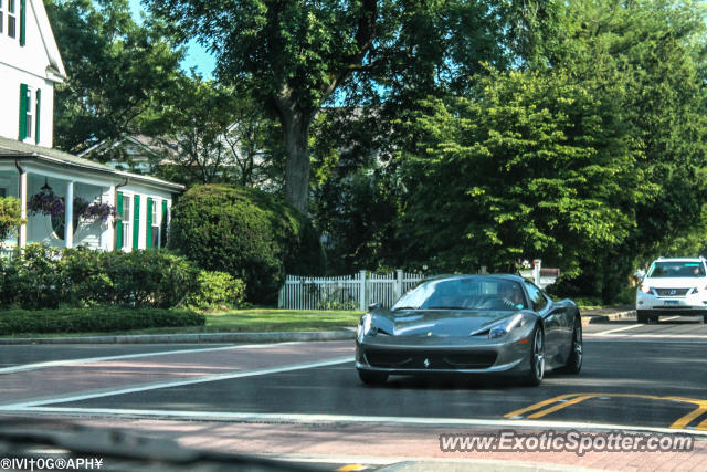 Ferrari 458 Italia spotted in Old Greenwich, Connecticut
