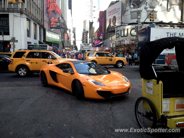 Mclaren MP4-12C spotted in New York, New York