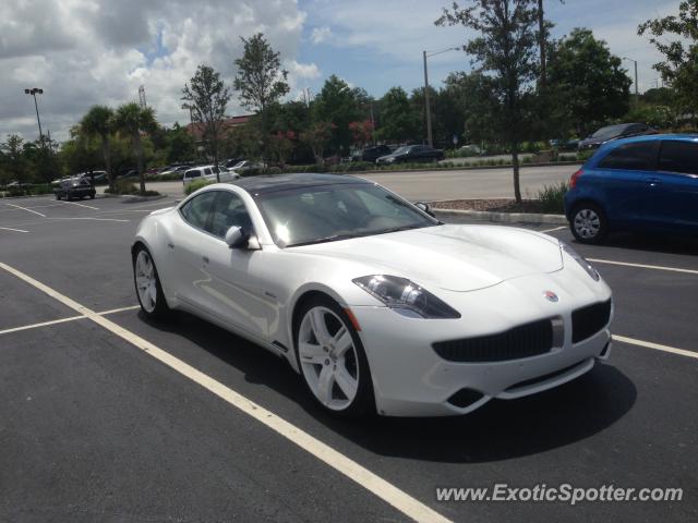 Fisker Karma spotted in Clearwater, Florida