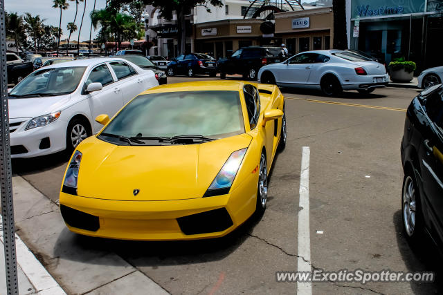 Lamborghini Gallardo spotted in La Jolla, California