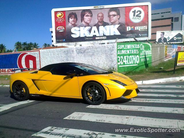 Lamborghini Gallardo spotted in João Pessoa, PB, Brazil