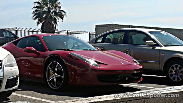 Ferrari 458 Italia spotted in Riverside, California