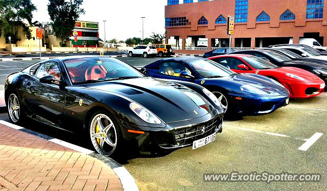 Ferrari 599GTB spotted in Dubai, United Arab Emirates
