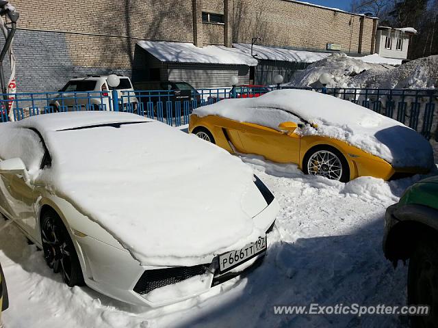 Lamborghini Gallardo spotted in Moscow, Russia