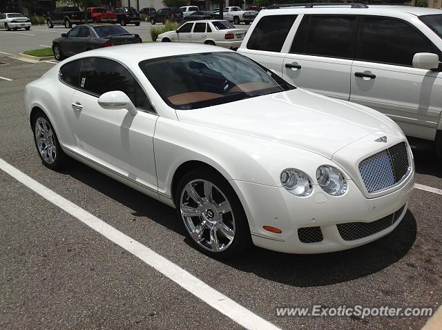 Bentley Continental spotted in Jacksonville, Florida
