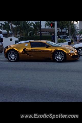 Bugatti Veyron spotted in Miami, Florida