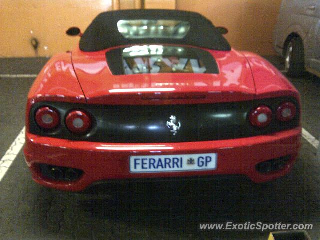 Ferrari 360 Modena spotted in Pretoria, South Africa