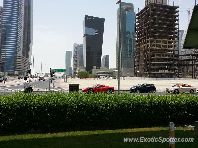 Ferrari 458 Italia spotted in Dubai, United Arab Emirates