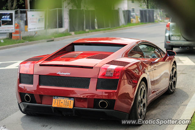Lamborghini Gallardo spotted in Saratoga Springs, New York