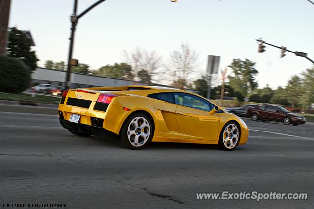 Lamborghini Gallardo spotted in Carmel, Indiana