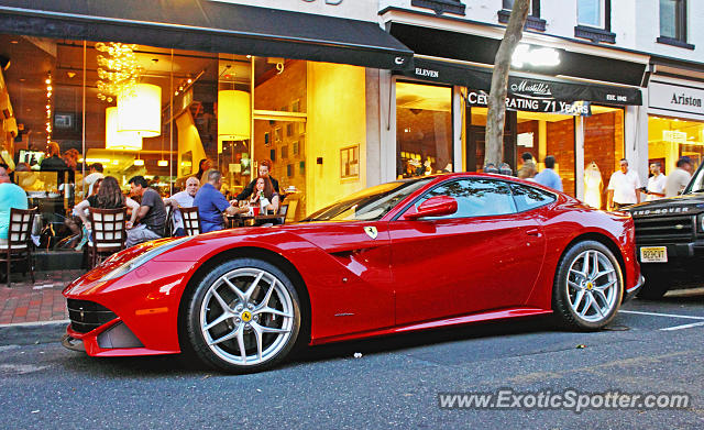 Ferrari F12 spotted in Red Bank, New Jersey