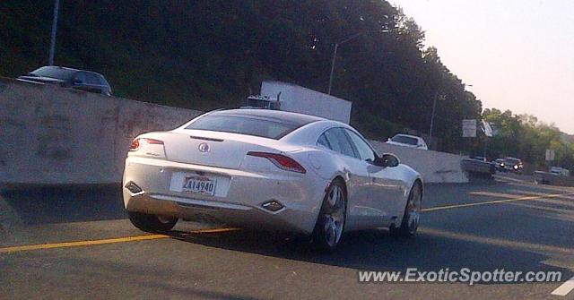 Fisker Karma spotted in Finksburg, Maryland