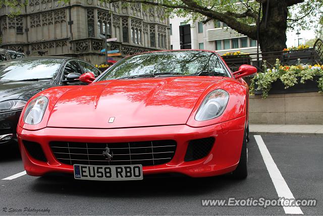 Ferrari 599GTB spotted in London, United Kingdom