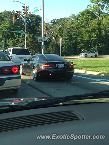 Aston Martin DB9 spotted in Peoria, Illinois