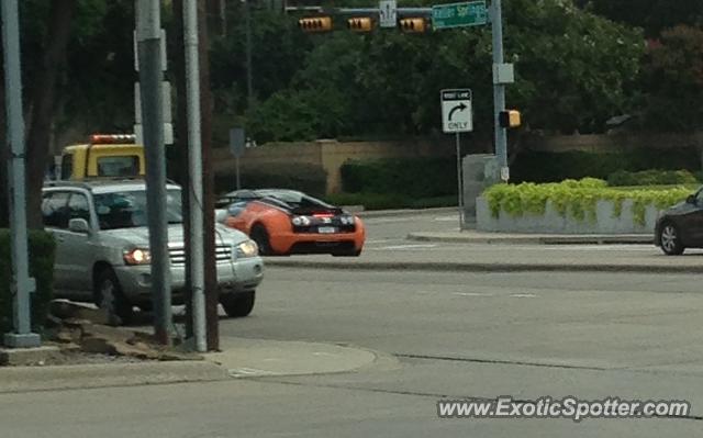 Bugatti Veyron spotted in Addison, Texas