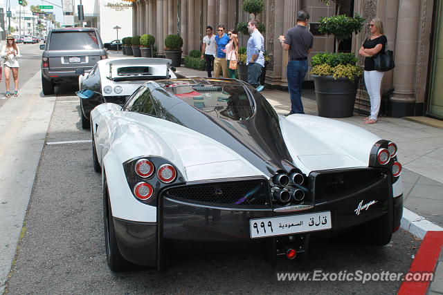 Pagani Huayra spotted in Beverly Hills, California
