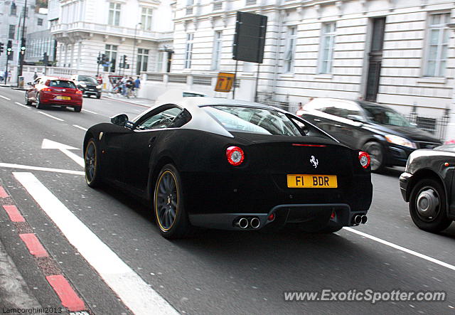 Ferrari 599GTB spotted in London, United Kingdom