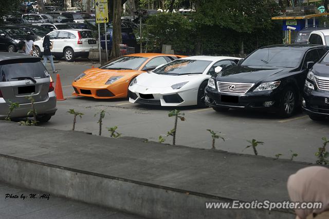 Lamborghini Aventador spotted in Bandung, Indonesia