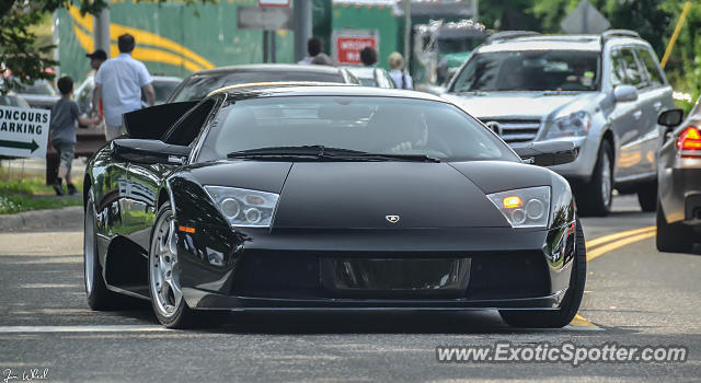 Lamborghini Murcielago spotted in Greenwich, Connecticut