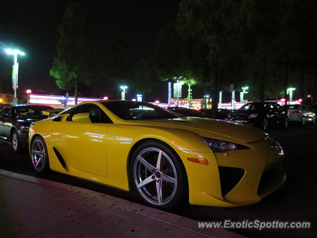Lexus LFA spotted in Rowland Heights, California