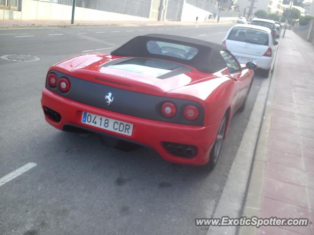 Ferrari 360 Modena spotted in Lloret de Mar, Spain