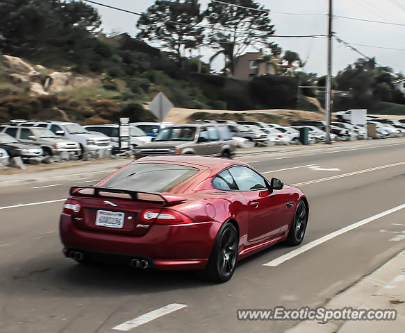 Jaguar XKR-S spotted in Del Mar, California