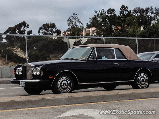Rolls Royce Corniche spotted in Del Mar, California