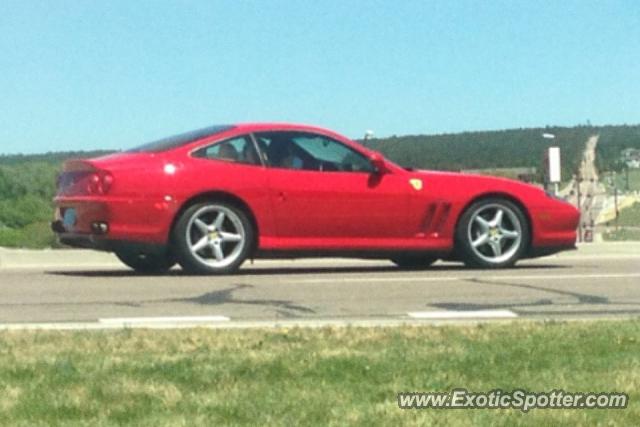 Ferrari 550 spotted in Monument, Colorado