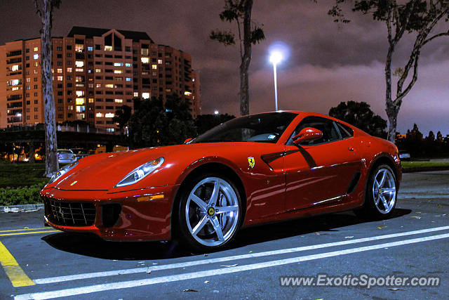 Ferrari 599GTB spotted in La Jolla, California