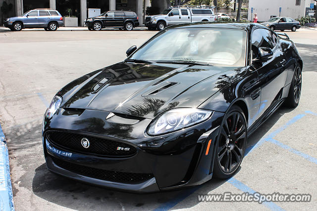 Jaguar XKR-S spotted in La Jolla, California