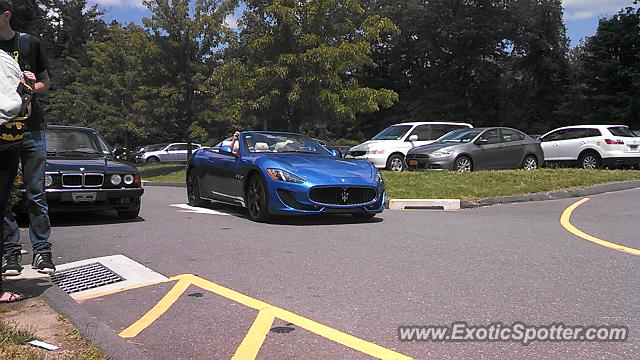 Maserati GranCabrio spotted in Newtown, Connecticut