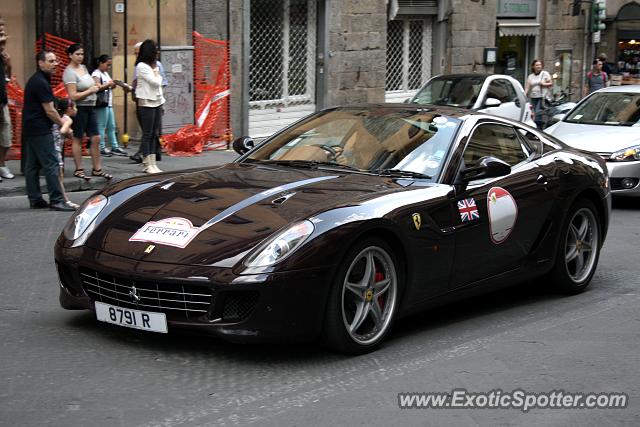 Ferrari 599GTB spotted in Florence, Italy