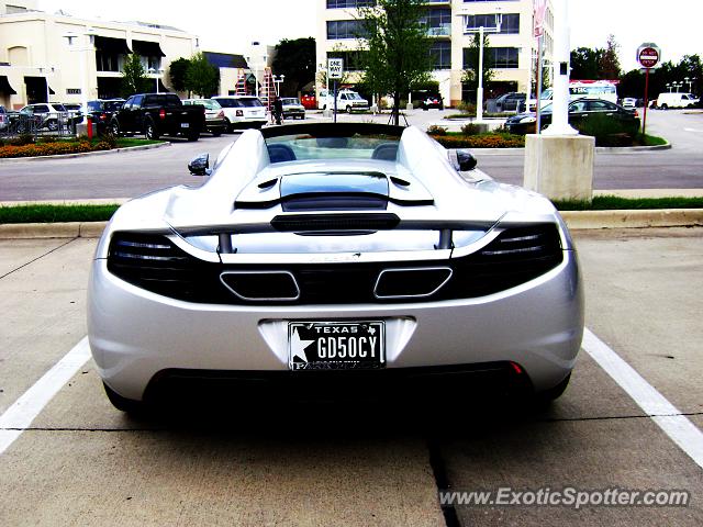 Mclaren MP4-12C spotted in Dallas, Texas