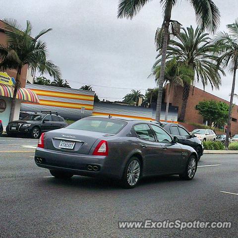 Maserati Quattroporte spotted in Corona Del Mar, California