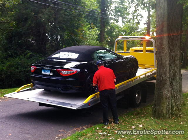 Maserati GranCabrio spotted in Westport, Connecticut